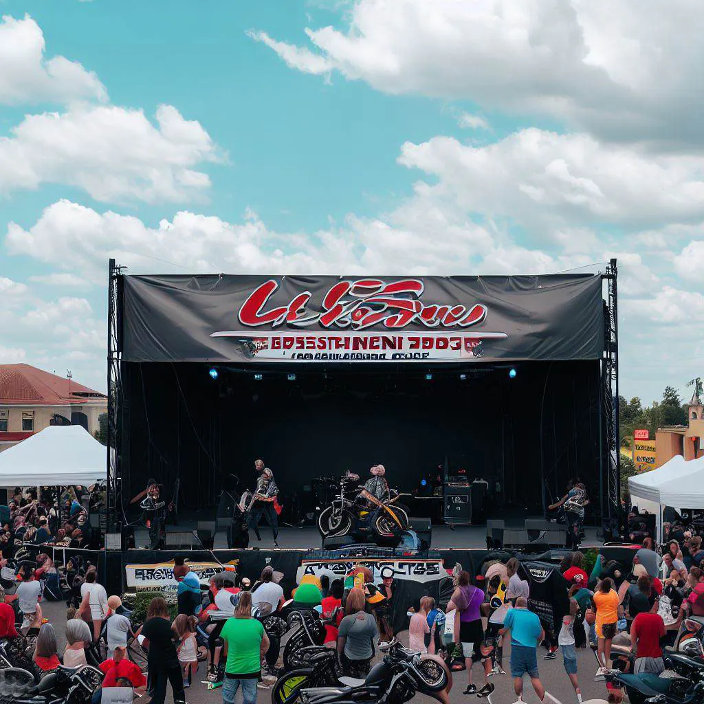 leesburg palco principal, bandas