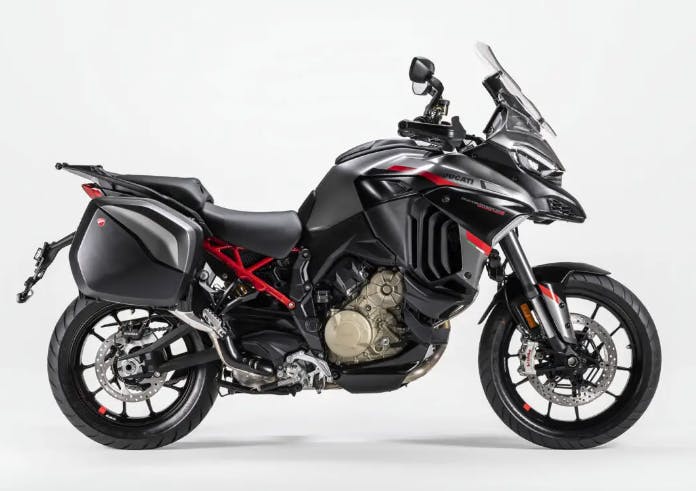 right side view of 2024 ducati multistrada v4 s grand tour motorcycle guide and specifications for the new 2024 ducati multistrada v4 s grand tour 