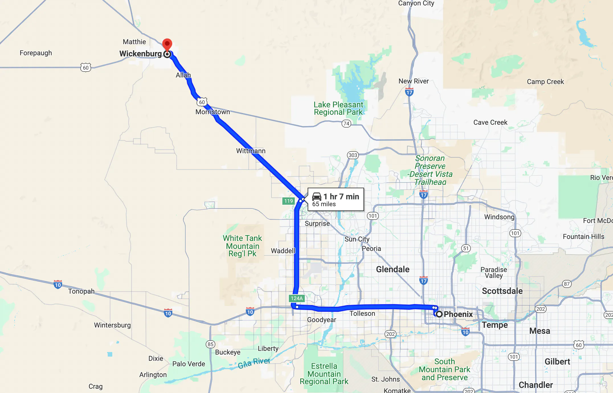 paseo en motocicleta por Wickenburg Road - Riders Share