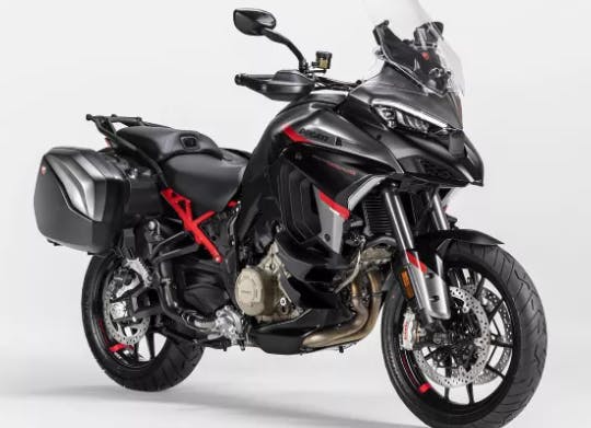 side view of 2024 ducati multistrada v4 s grand tour motorcycle guide and specifications for the new 2024 ducati multistrada v4 s grand tour 