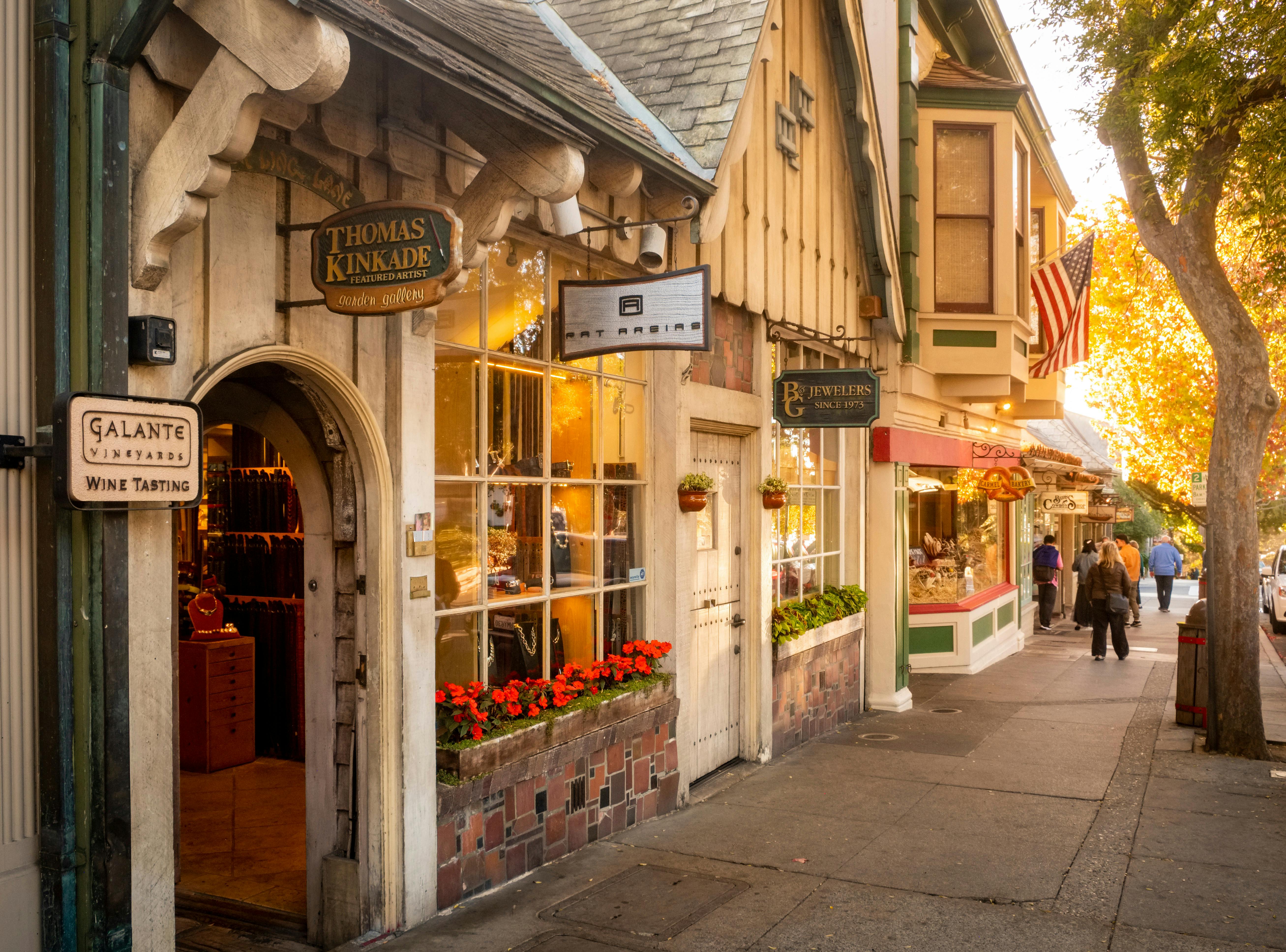 see the quaint streets of Carmel by the sea on your pacific coast highway 14-day trip!