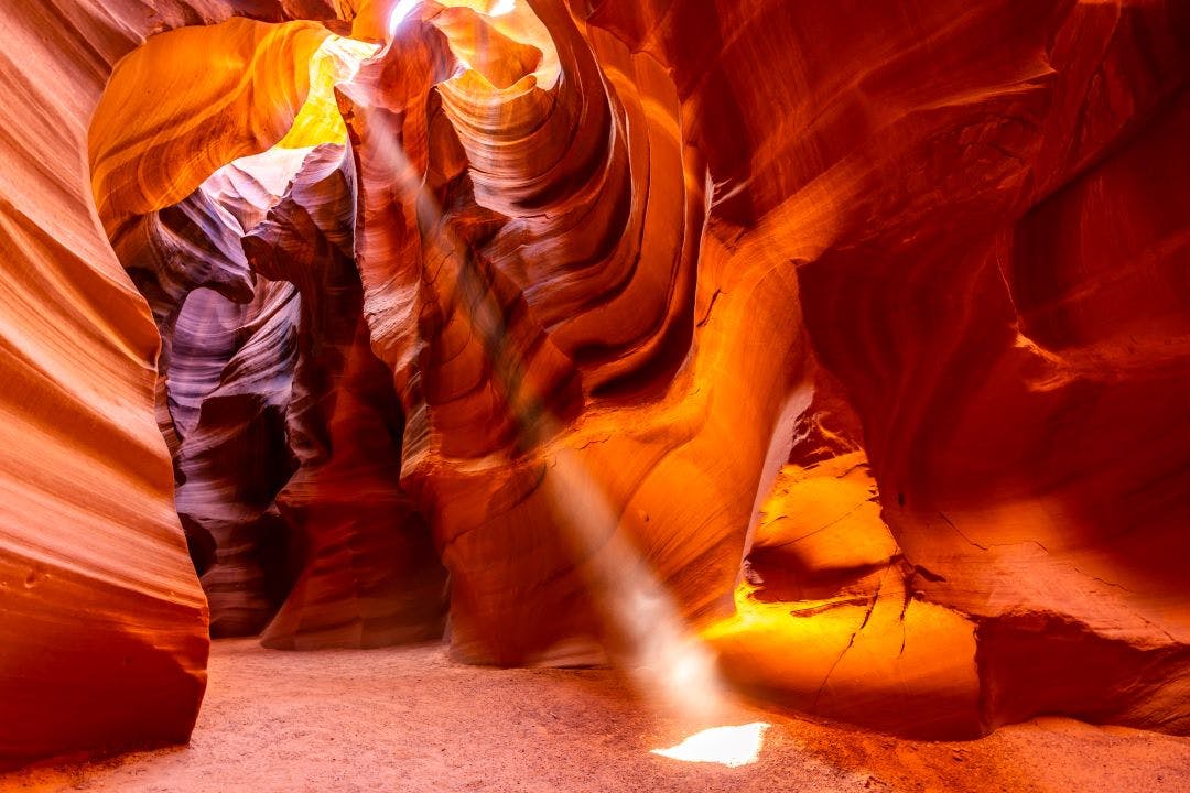 picture of rock formations at Antelope Canyon - 10 day trips from Las Vegas