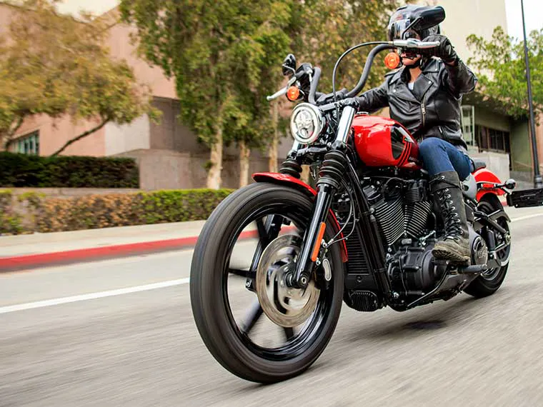 Motocicleta Harley-Davidson.