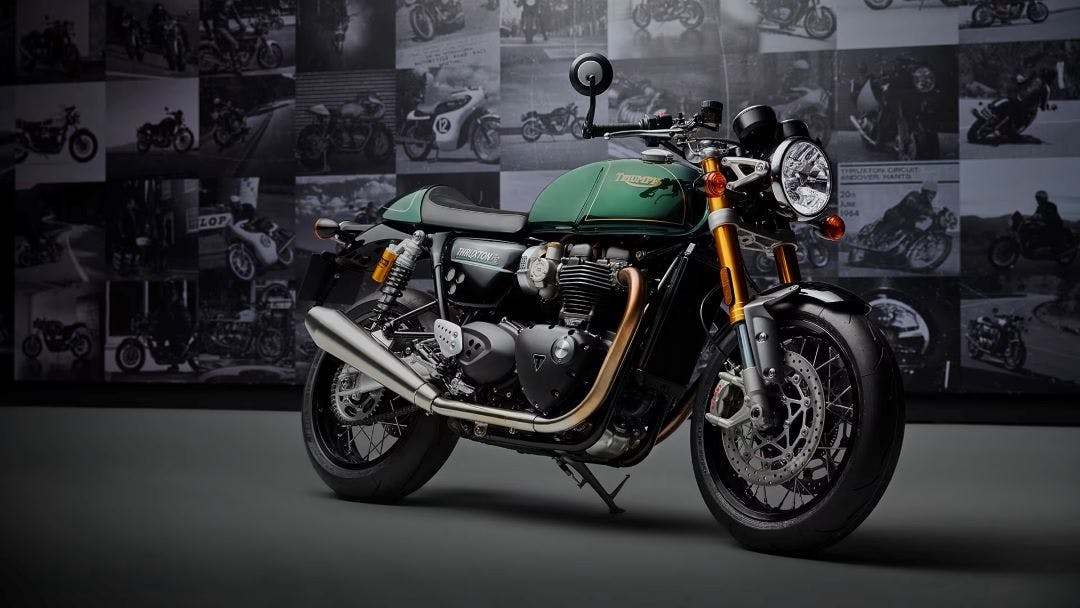 picture of a 2024 triumph thruxton final edition best cafe racer motorcycles
