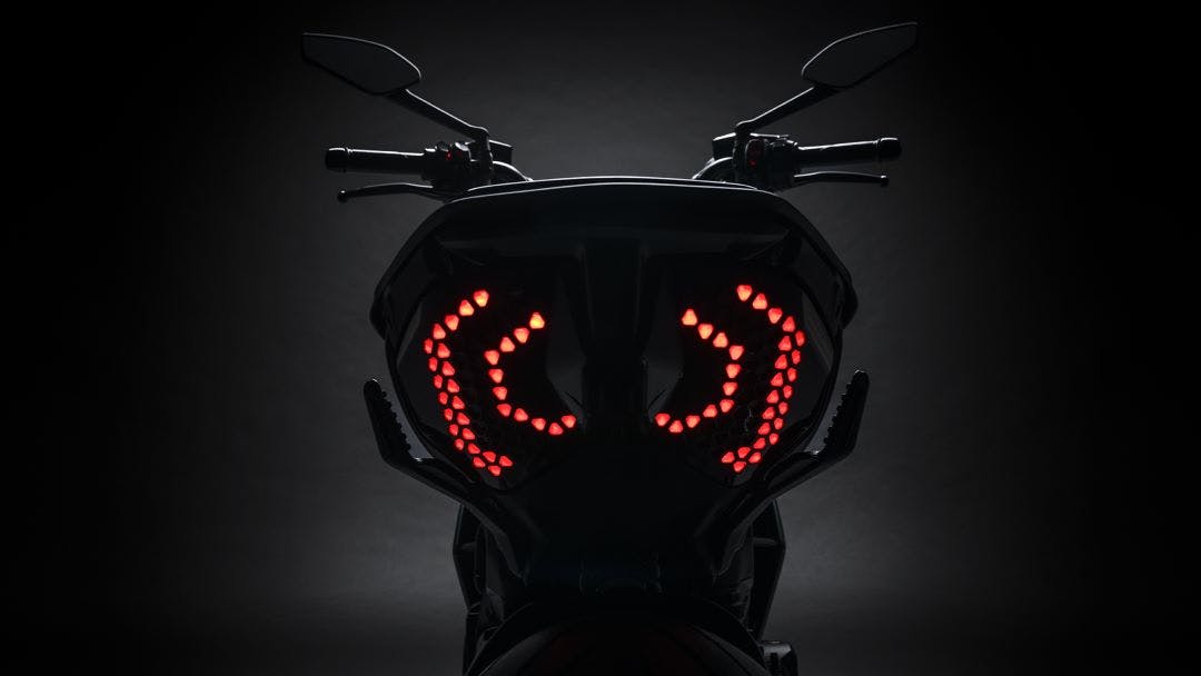 close up of the tail lights of the new 2024 ducati diavel for bentley motorcycle guide and specifications for the new 2024 ducati diavel for bentley