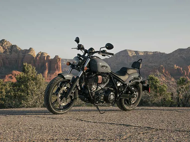 Indian Motorcycle ridden near Phoenix, Arizona.