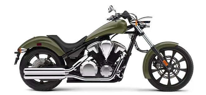 stock picture of an adventure green 2024 honda fury best stock chopper motorcycles