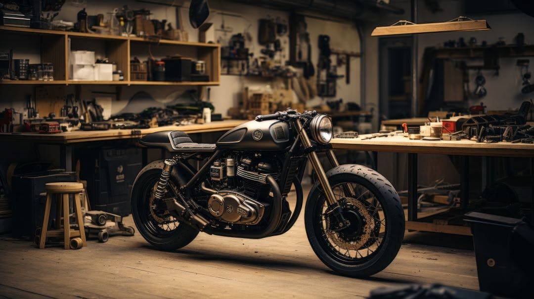 picture of a customized old school cafe racer motorcycle best cafe racer motorcycles