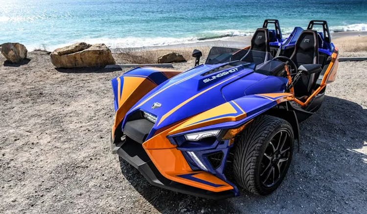 polaris slingshot rental three wheeled motorcycle rentals