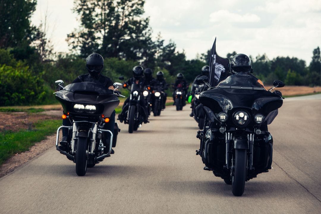 Group of bikers on motorcycles List of West Palm Beach Motorcycle Clubs