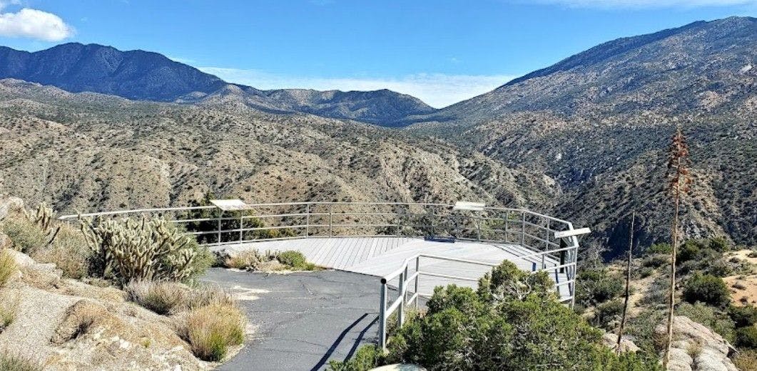 Lookout at Cahuilla Tewanet Vista Point highway 74 Experience a Palm Springs to San Diego Road Trip