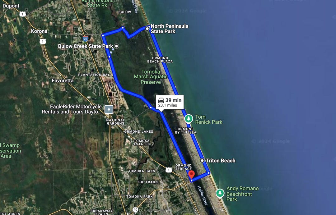 Daytona Beach Loop Best Motorcycle Routes in Central Florida