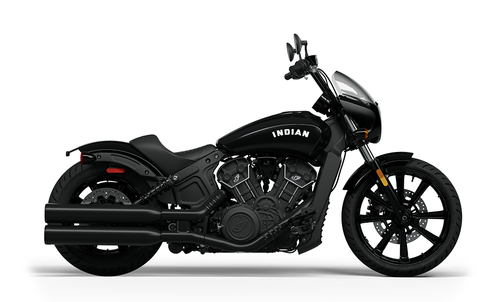 image of a best starter motorcycle for women - indian scout rouge 60