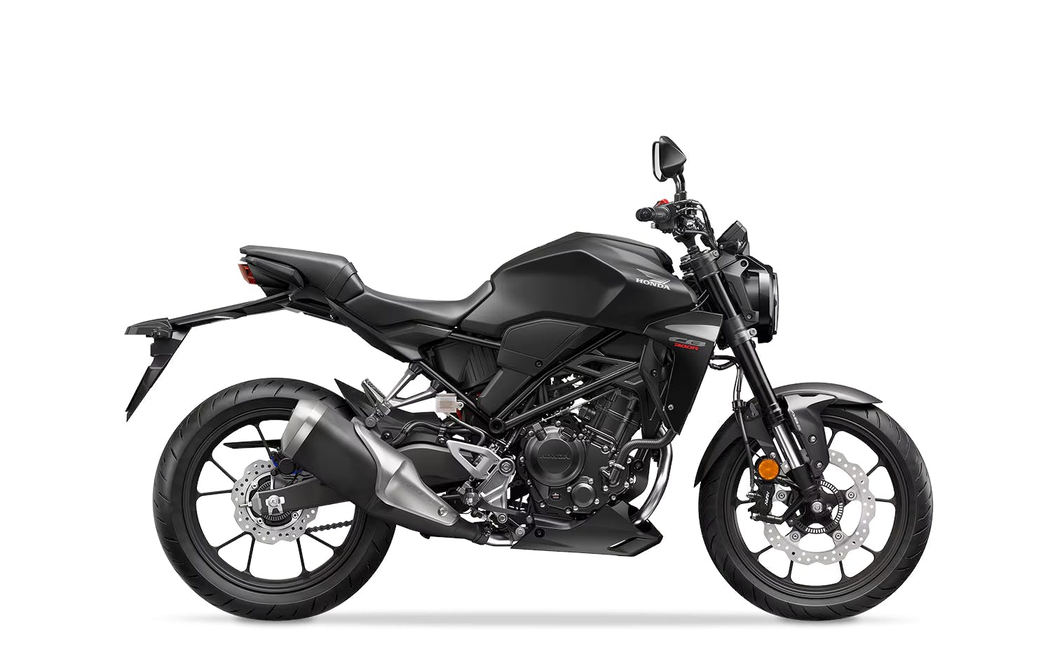 image of a best starter motorcycle for women - honda cb300r