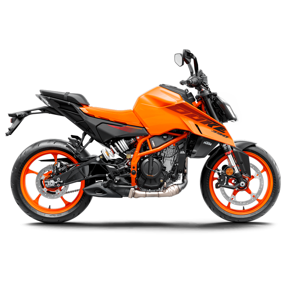 image of a best starter motorcycle for women - ktm 390 duke