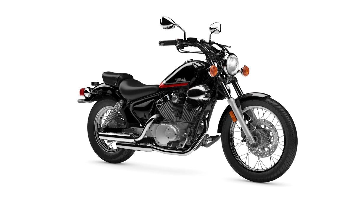 image of a best starter motorcycle for women - yamaha v-star 250