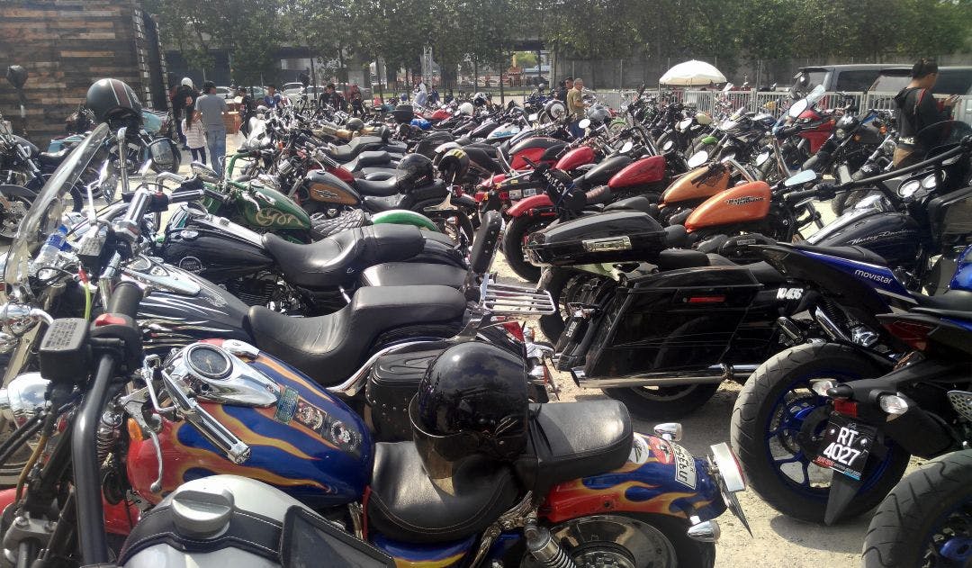 Group of big bike and super bike parking at a motorcycle rally Motorcycle Events In & Around Dallas, Texas for 2025