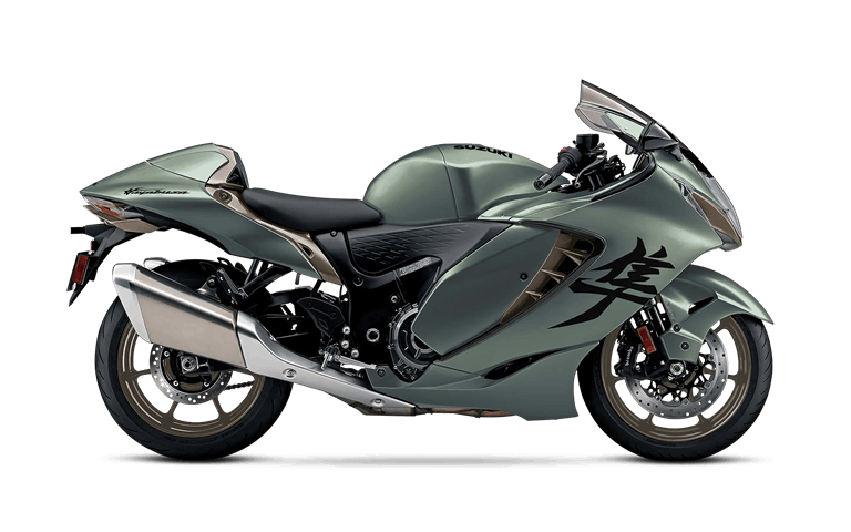 stock image of Suzuki Hayabusa - best motorcycles for tall riders