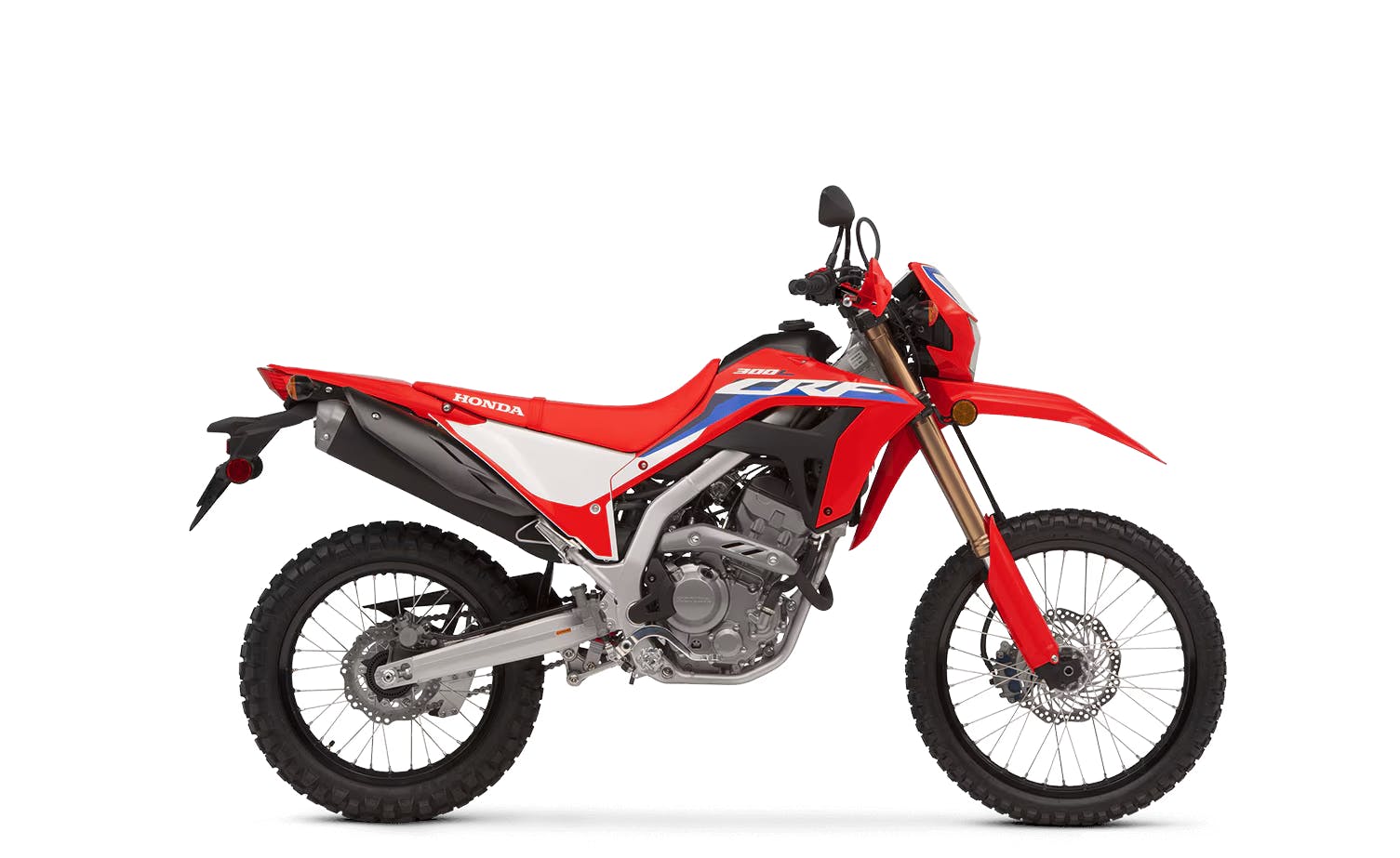 stock image of Honda CRF300L - best motorcycles for tall riders