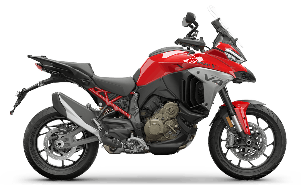 stock image of Ducati Multistrada V4 - best motorcycles for tall riders