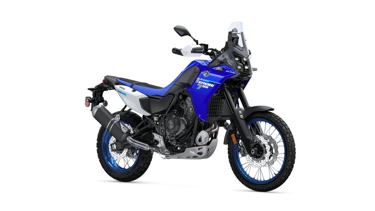 stock image of Yamaha Ténéré 700 - best motorcycles for tall riders