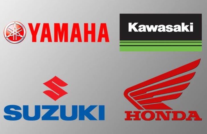 4 japanese motorcycle brands - honda yamaha suzuki kawasaki Here's How Japan Dominated the Motorcycle Industry
