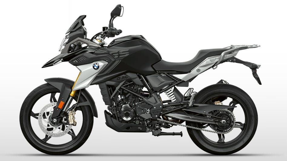 stock picture of a 2024 BMW G 310 GS best motorcycles under 300cc