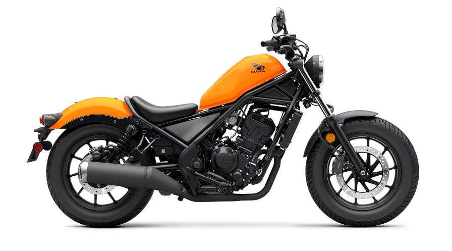 stock picture of a 2024 Honda Rebel 300 best motorcycles under 300cc