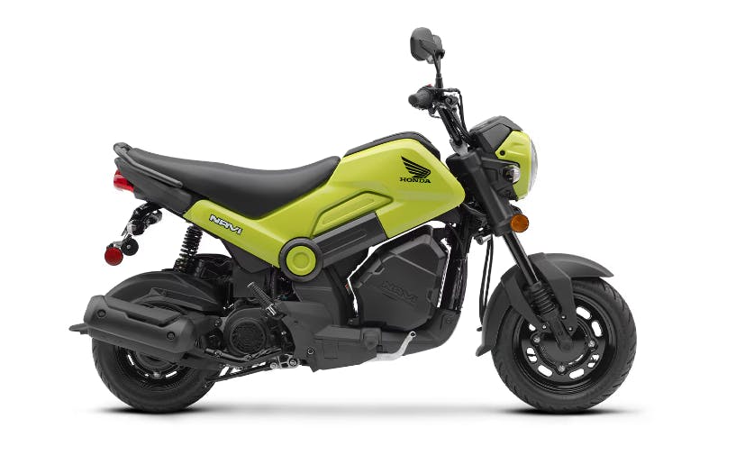 stock picture of a Honda Navi cheap but reliable beginner motorcycles
