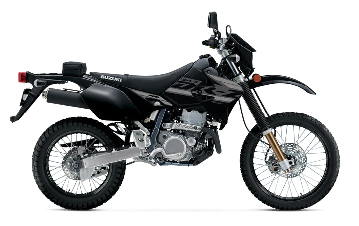 stock picture of a 2024 Suzuki DR-Z400S best 500cc or under motorcycles
