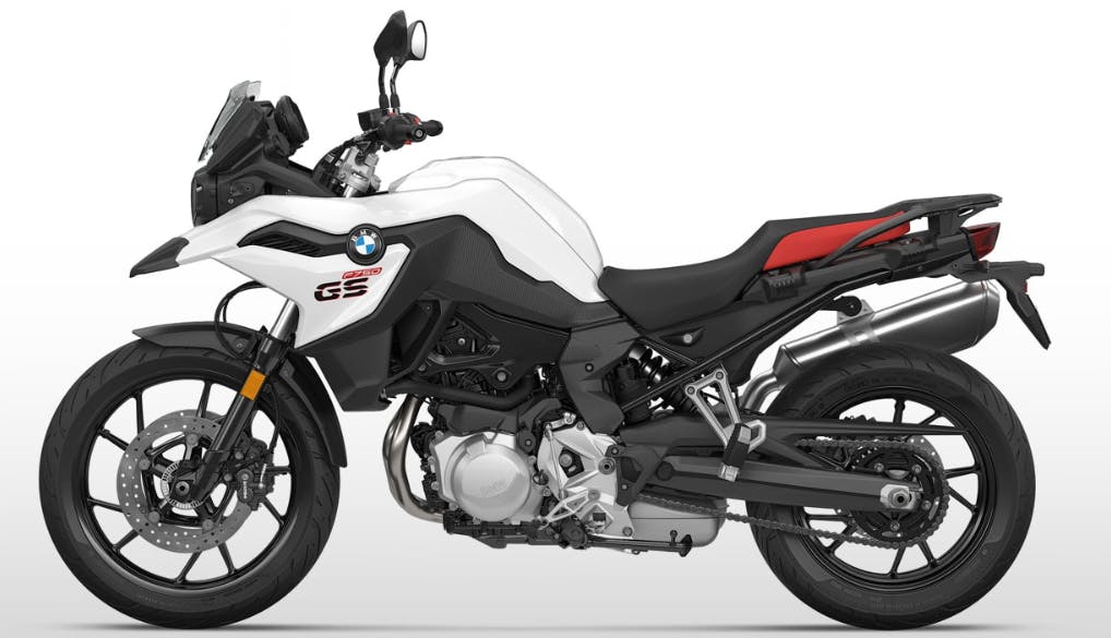 2024 BMW F 750 GS in light white top 10 cheapest new motorcycles