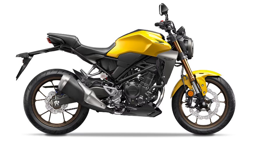 2024 Honda CB300R pearl dusk yellow top 10 cheapest new motorcycles