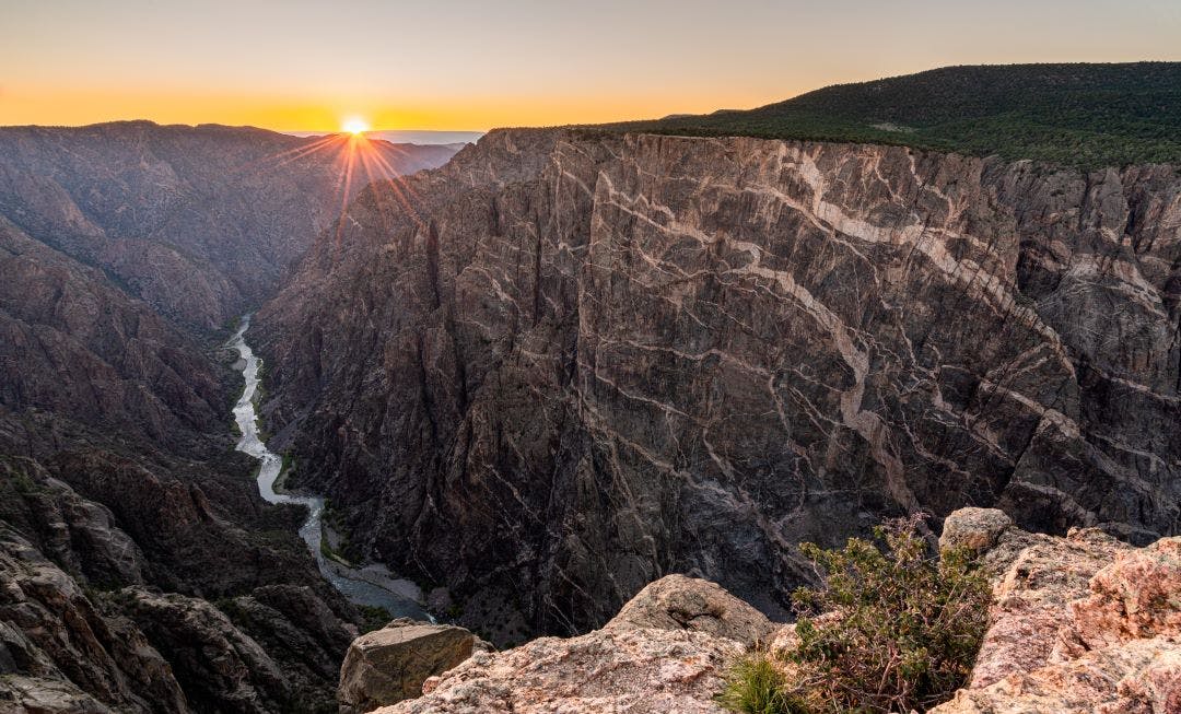 Dragon Point Overlook of Painted Wall, Black Canyon of the Gunnison Best Day Trips from Denver, Colorado