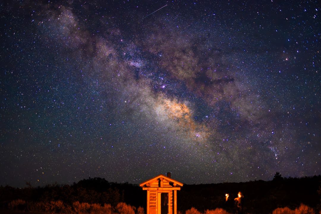 Milky way as seen from Black Canyon of the Gunnison National Park, Colorado Best Day Trips from Denver, Colorado