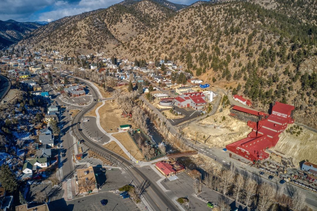 arial view of idaho springs Best Day Trips from Denver, Colorado