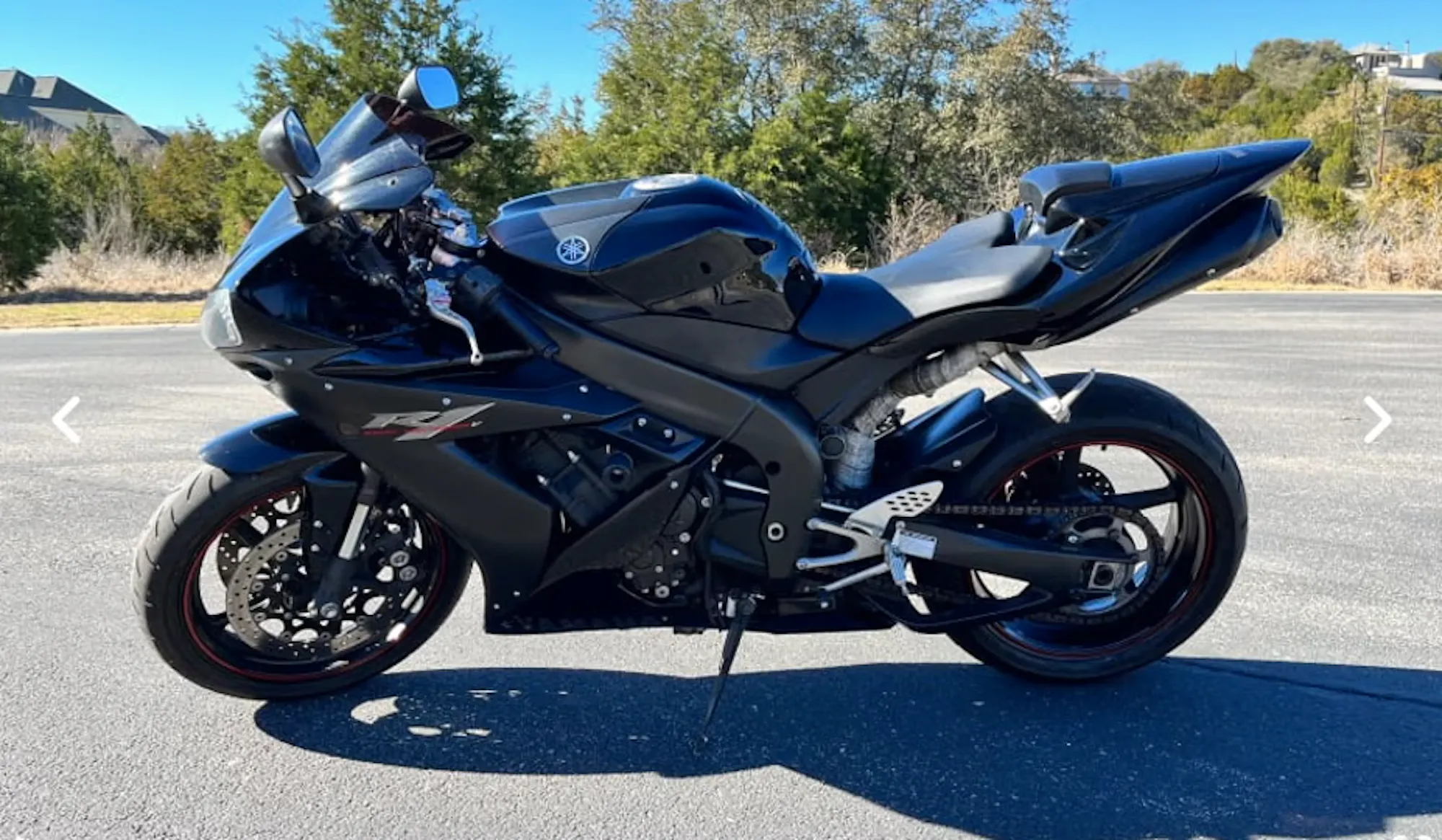 2005 Yamaha YZF-R1 Raven para alugar no riders share em Austin, TX Quanto custa alugar uma motocicleta em Austin, Texas?