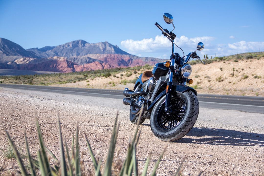 motorcycle parked along side of road in desert how hot is too hot for motorcycle riding tips and tricks