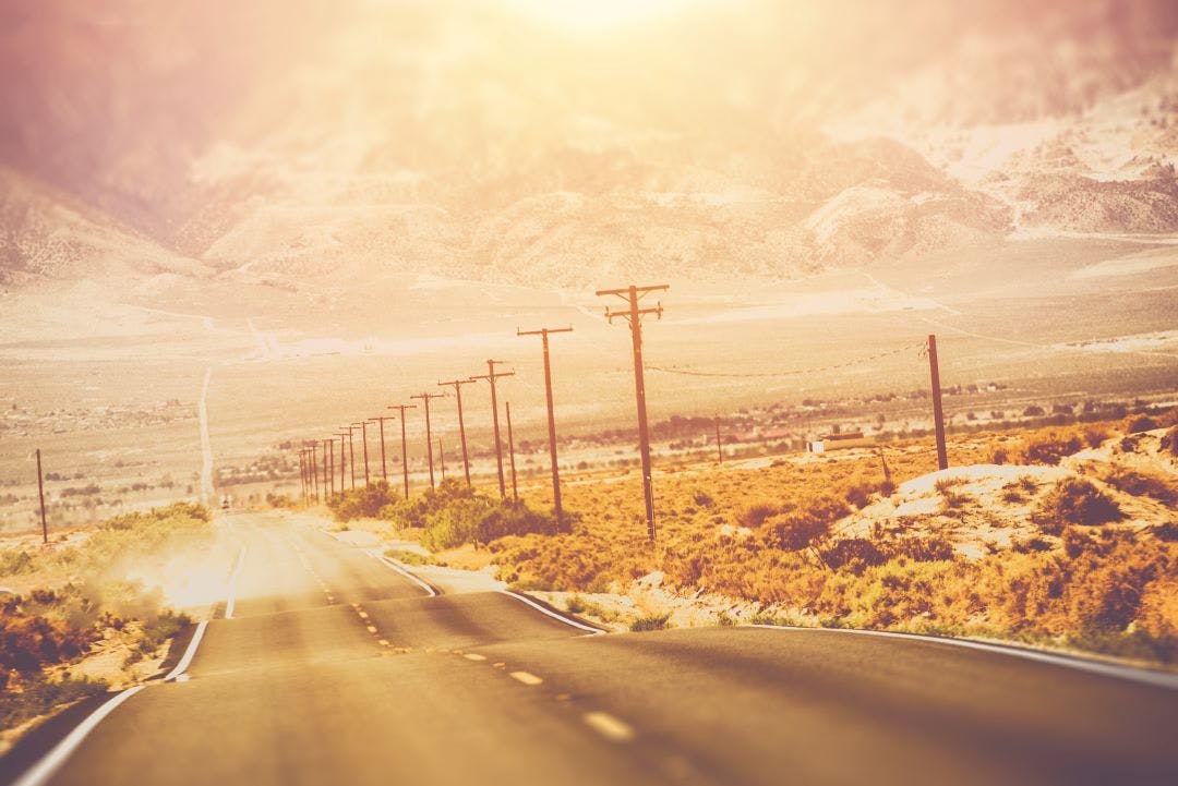 hot road in the desert how hot is too hot for motorcycle riding tips and tricks