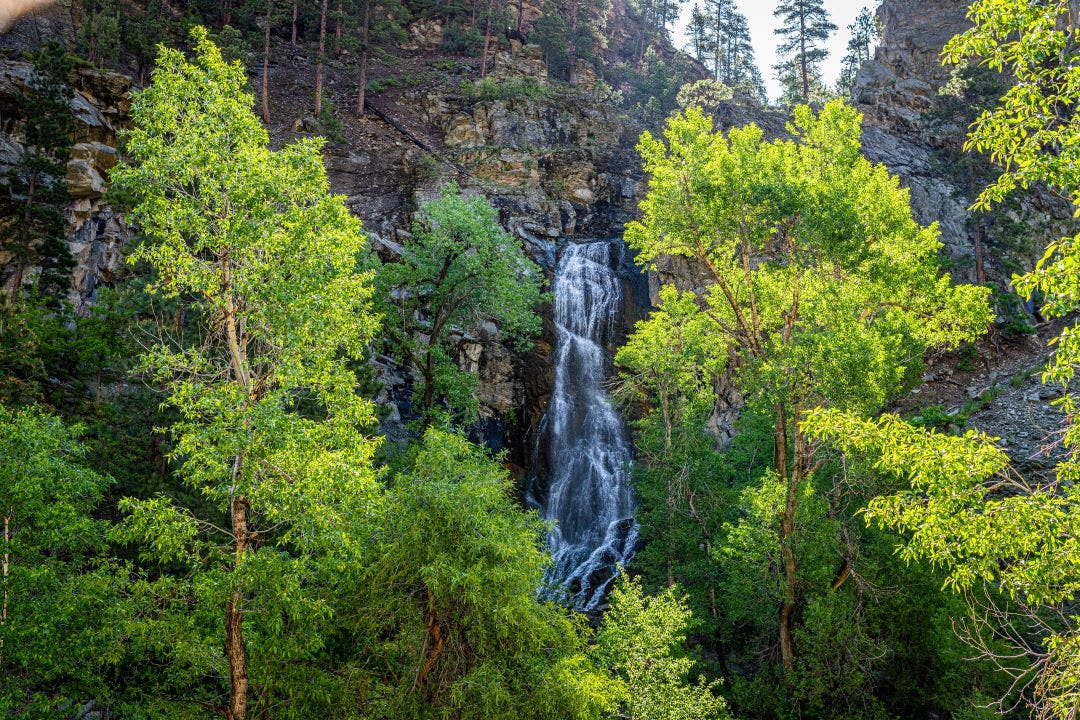 bridal falls in spearfish canyon Best South Dakota Motorcycle Rides