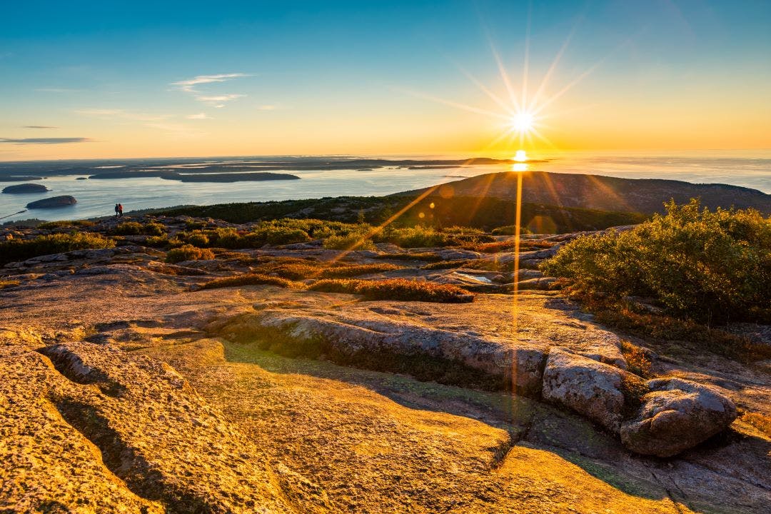 Sunrise in Acadia National Park Riding Your Motorcycle In Acadia National Park, Maine