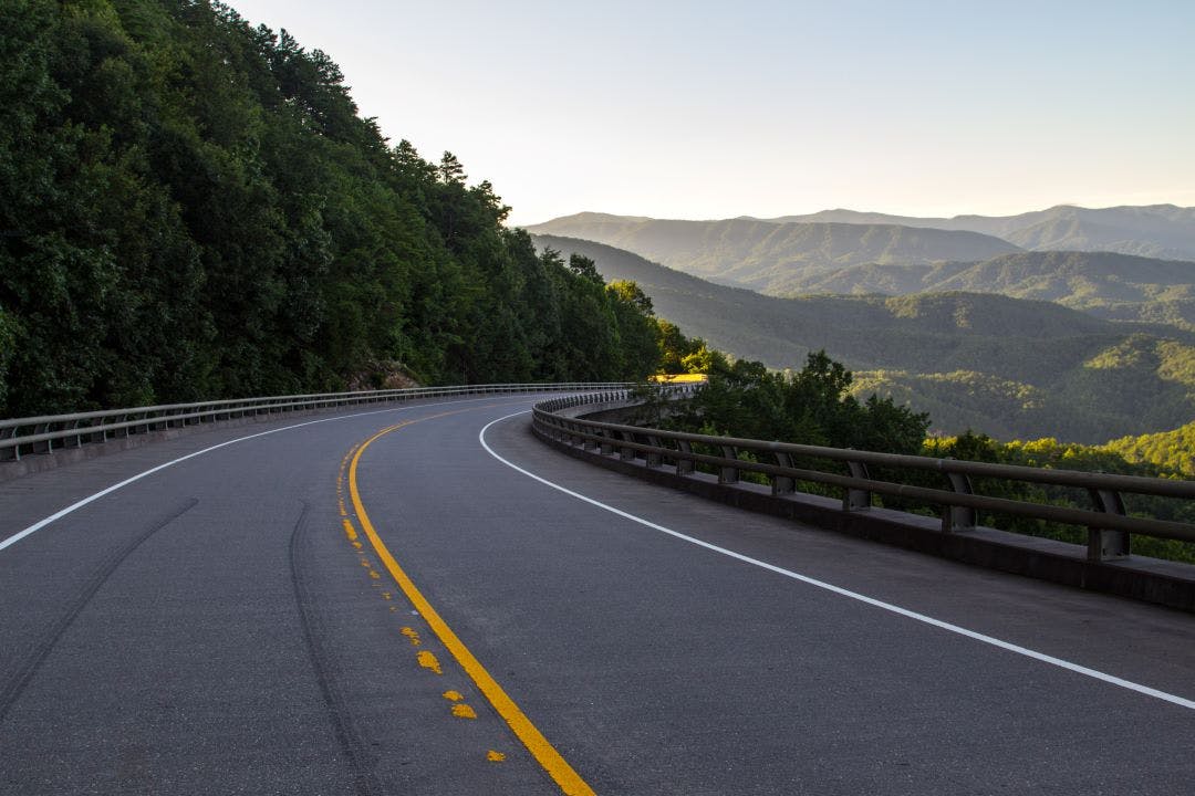 Driving The Foothills Parkway Best Motorcycle Rides in the Great Smoky Mountains