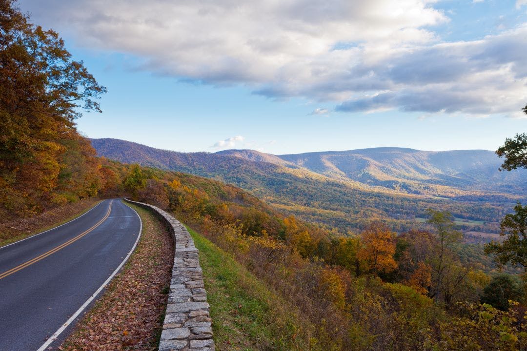 Skyland Drive Shenandoah National Park Virginia US Exploring the United State's National Parks by Motorcycle