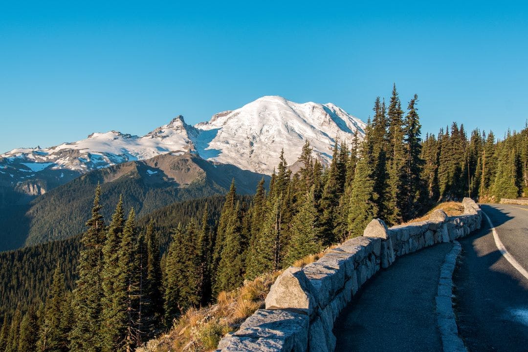 morning in the Mount Rainier National Park See Mount Rainier By Motorcycle - Washington State's Best Trip