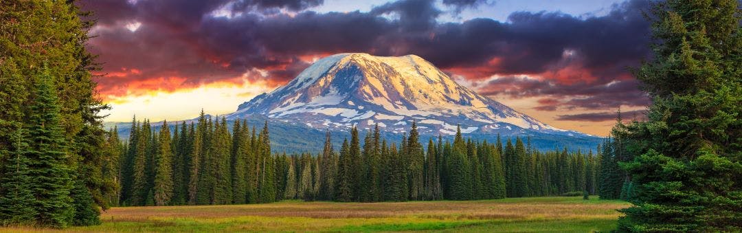 Image of Mount Adams The Perfect Pacific Northwest Motorcycle Trip