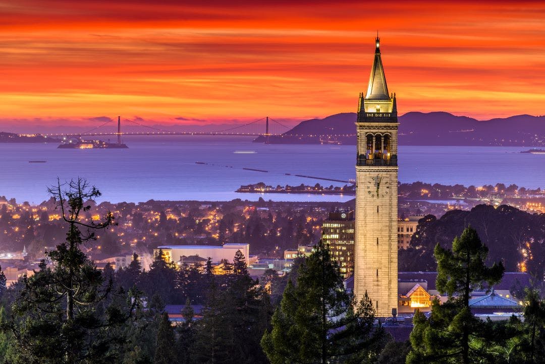 Dramatic Sunset over San Francisco Bay and the Campanile Discover the Most Worthwhile Day Trips from the San Francisco Bay Area