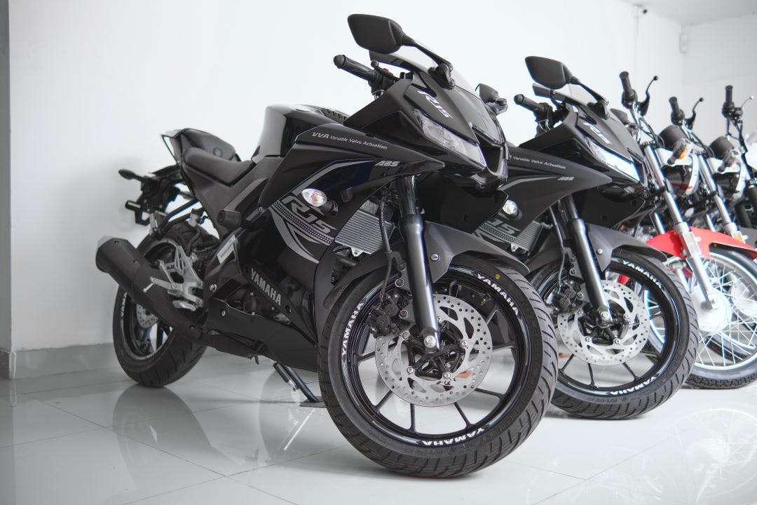 Yamaha vs. Honda Motorcycles - How Do They Stack Up?Motorcycles in the showroom Yamaha shop 