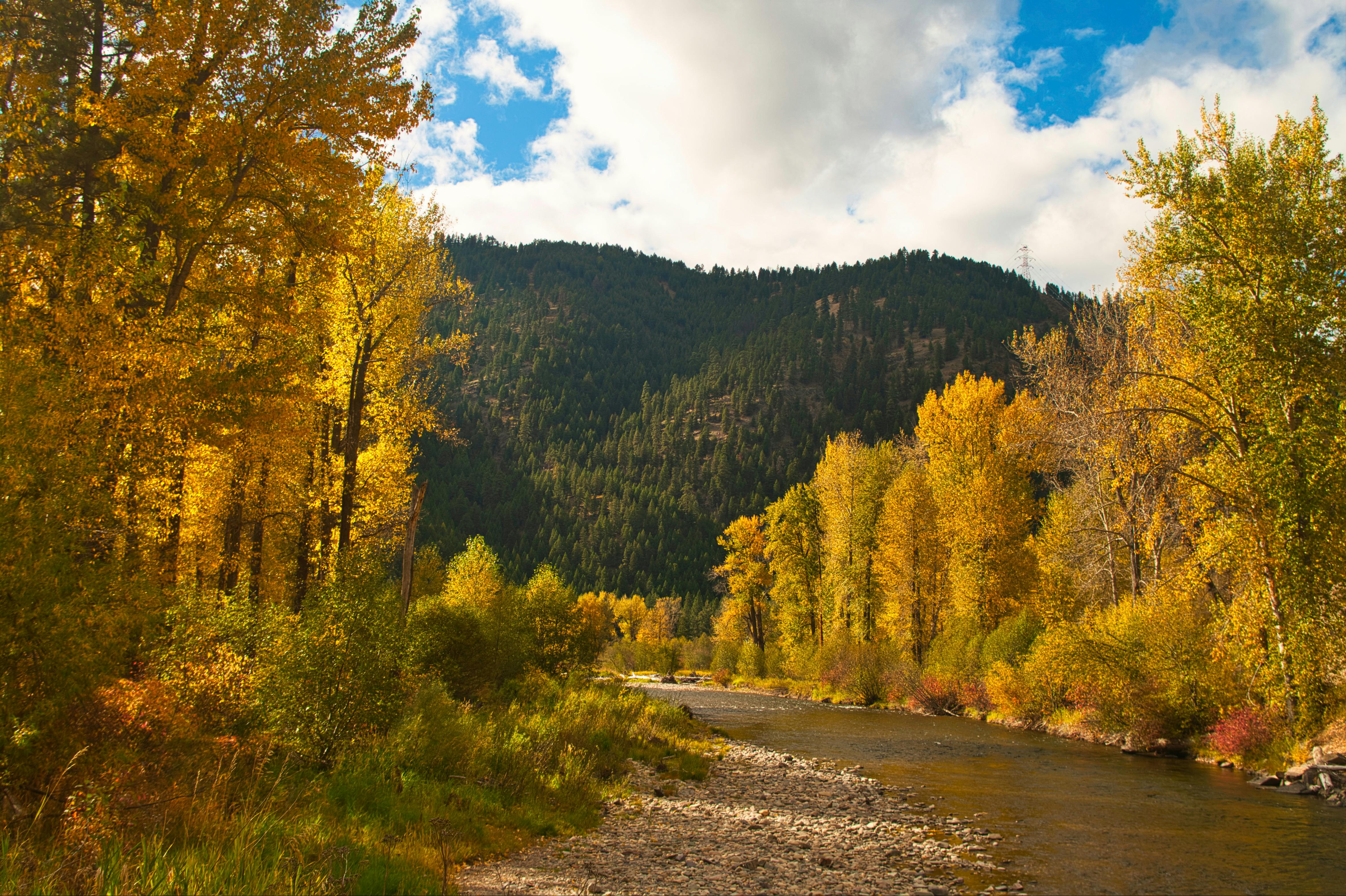 rocky mountain fall motorcycle ride