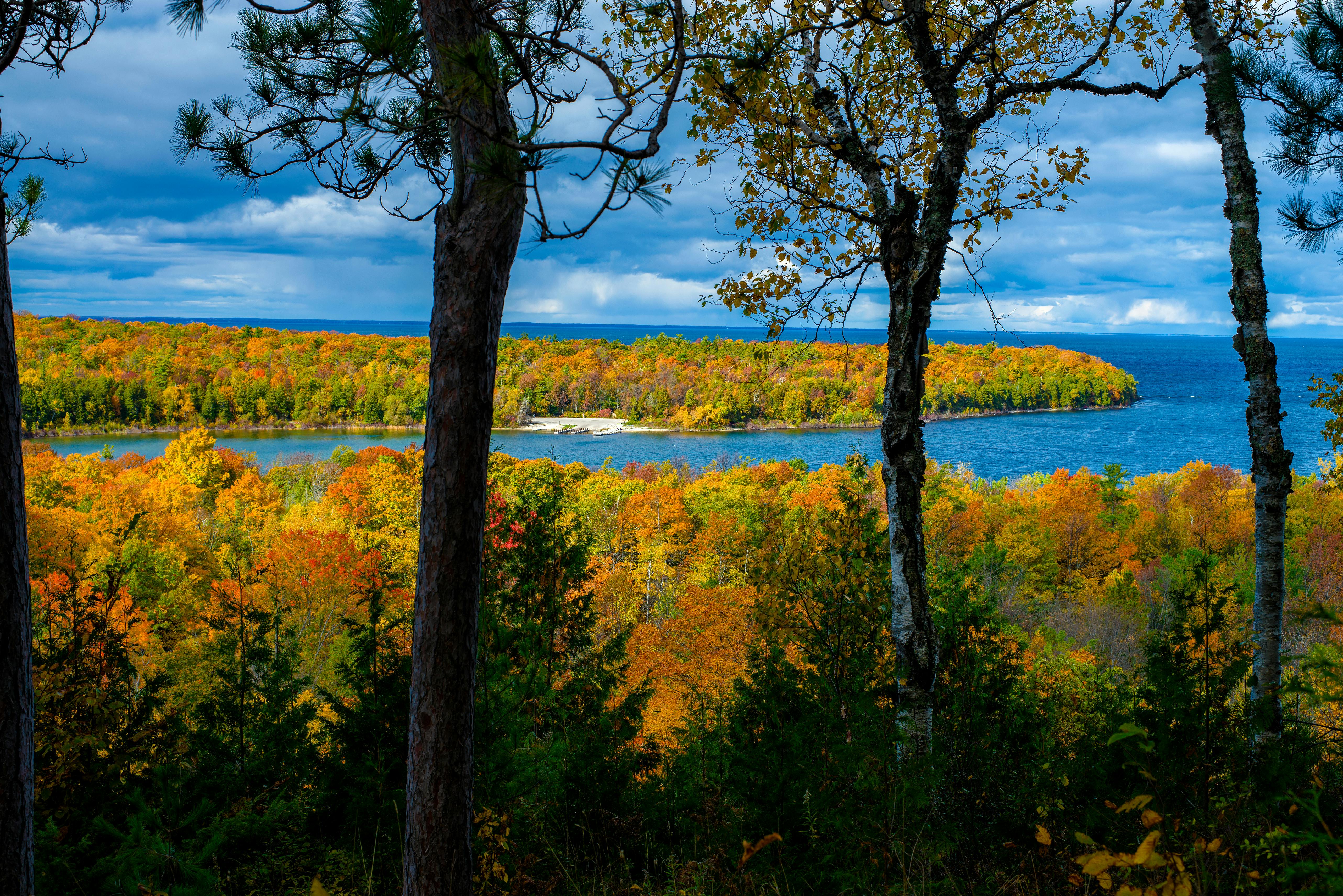 Wisconsin’s Door County best places to travel in october in USA