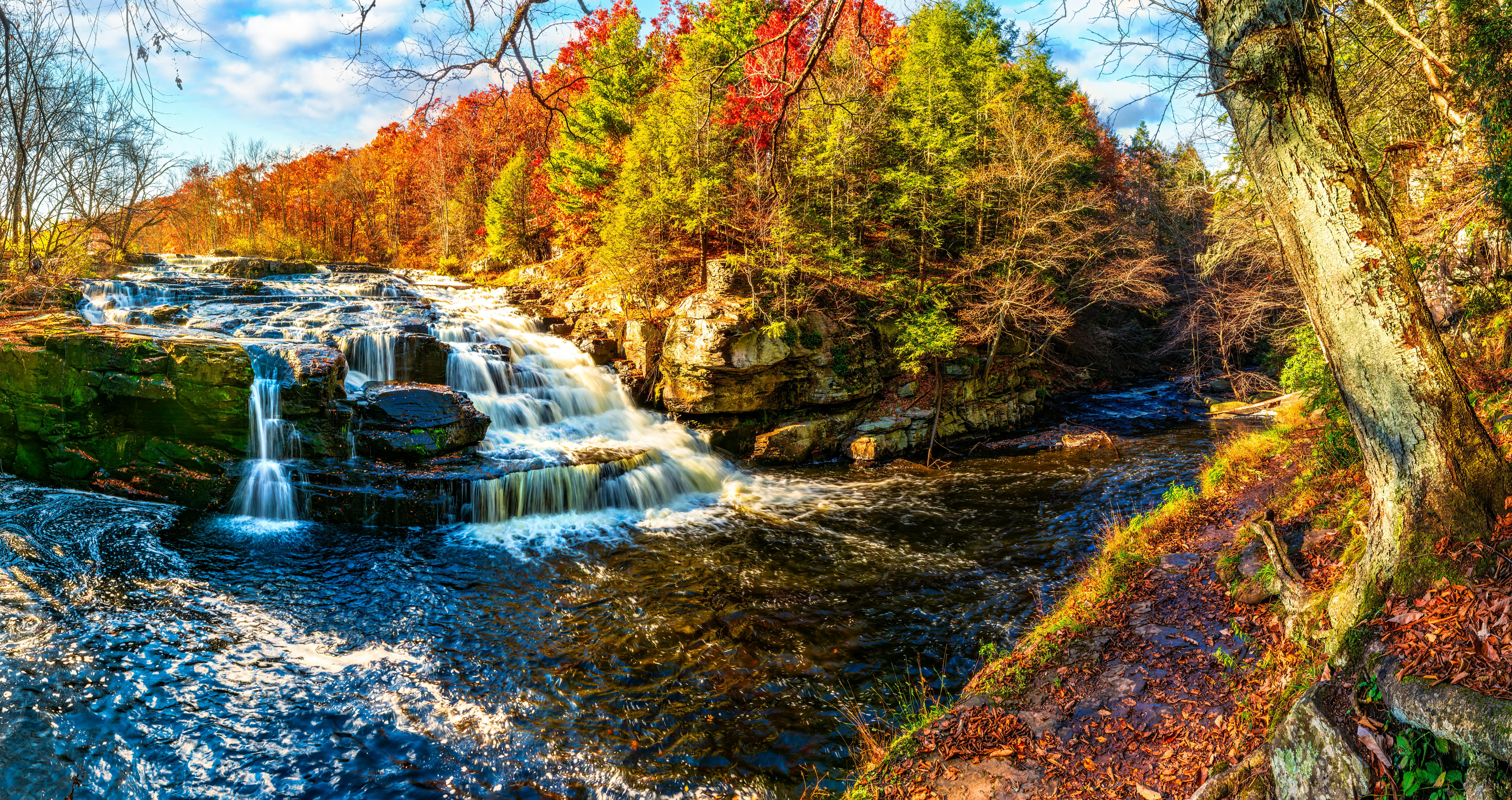 pennsylvania poconos during october