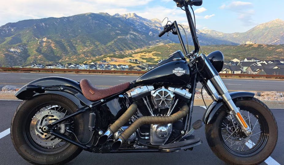 image of soft tail harley davidson rental in salt lake city, UT